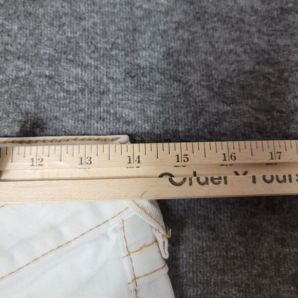 Vtg True Religion Womens 28×33 Skinny Jeans Flap Pockets Thick Stitch Low Raise - Picture 8 of 13